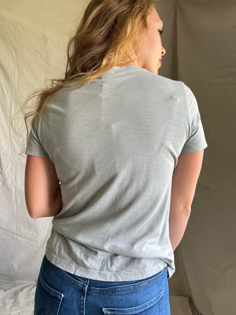 USA made Emerald everyday tee [silver]