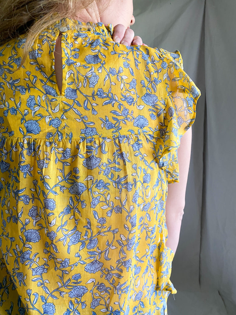 Juniper blouse [floral print]