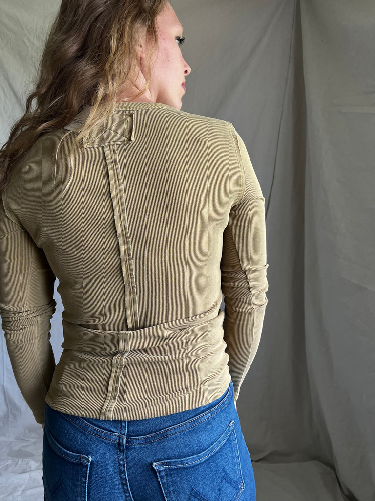 Free People Aggie Henley [mustard]