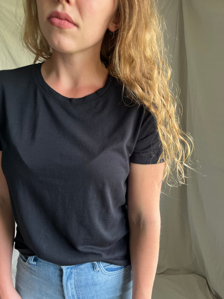 USA made Emerald everyday tee [black]