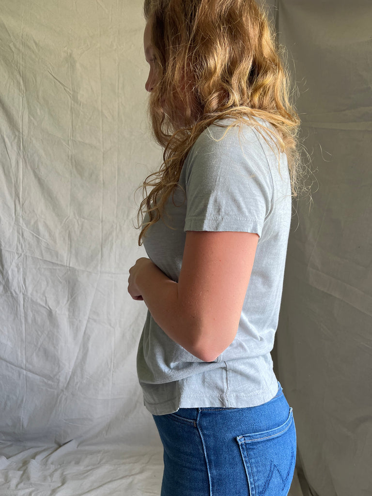 USA made Emerald everyday tee [silver]