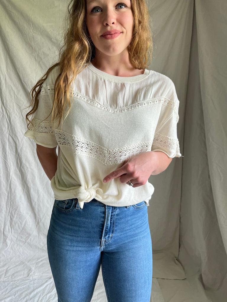 Free People Dorothy top [cream]