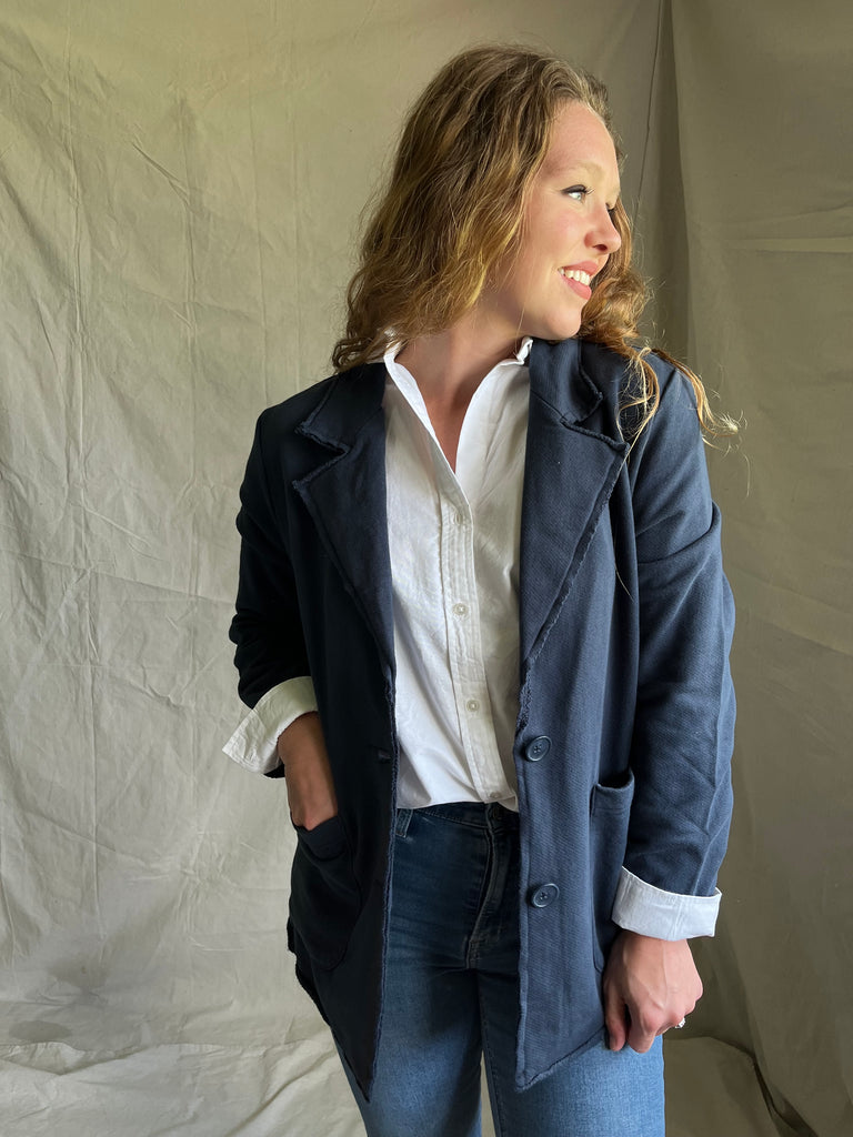 Brandy Terry cloth Blazer
