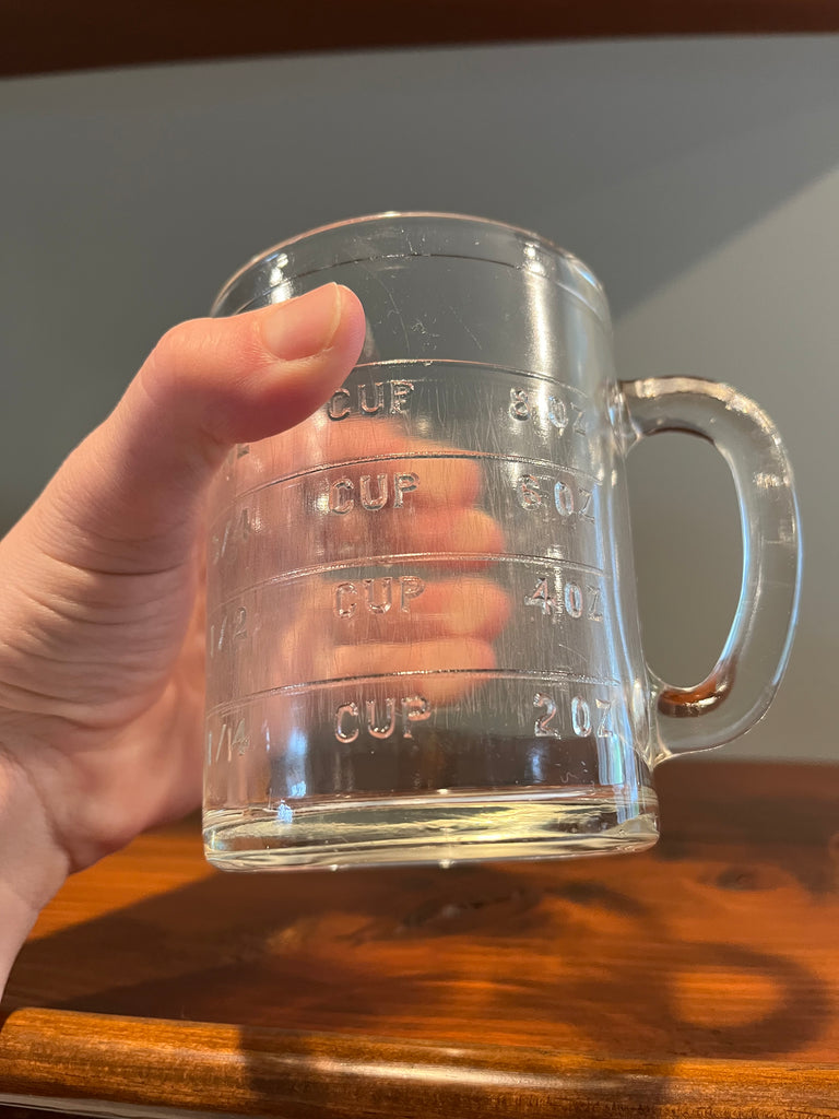 Vintage measuring glass