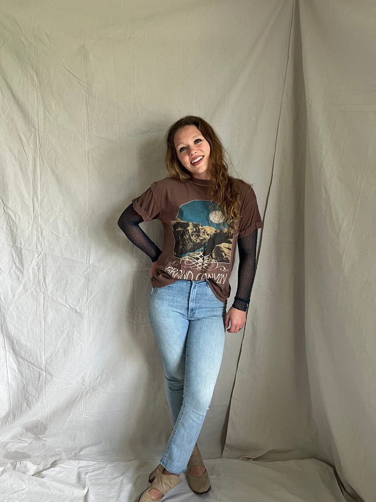 Free people Kit sheer top