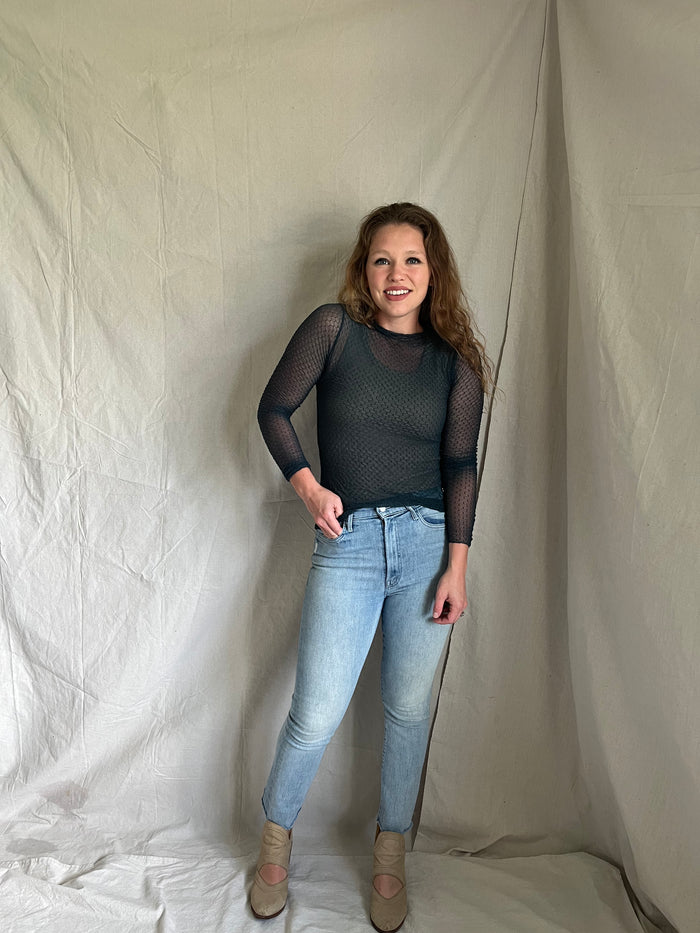 Free people Kit sheer top