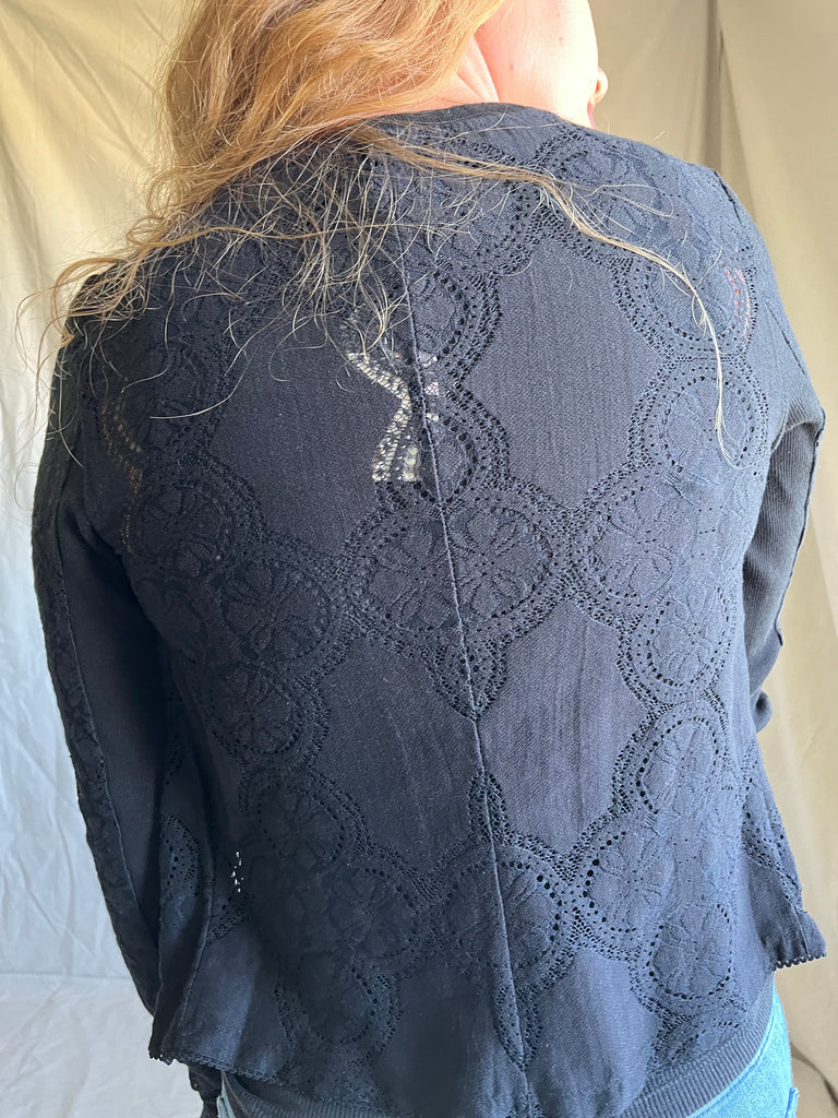 Free People Mabel Lace Cardigan