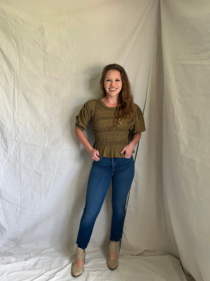Nellie ruched top