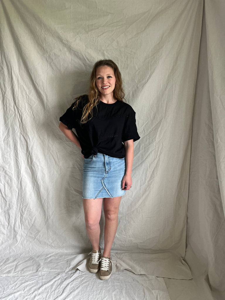 Free People Dorothy top [black]