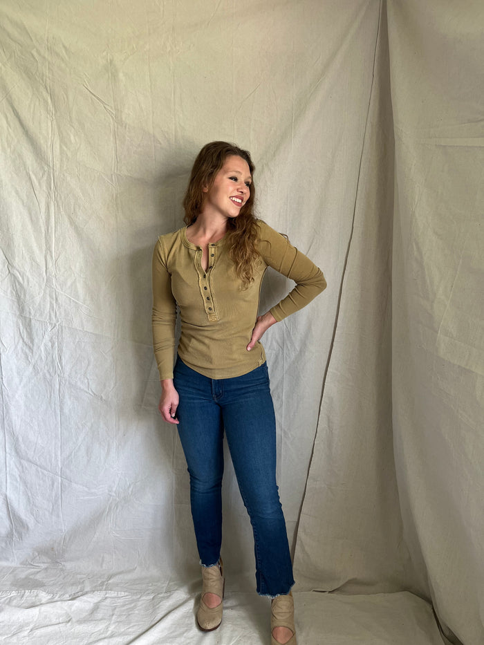 Free People Aggie Henley [mustard]