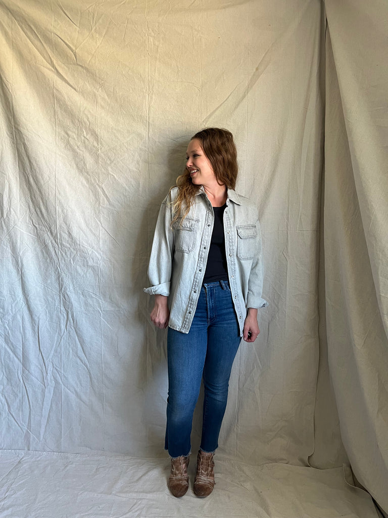 Etta denim shirt jacket [grey wash]