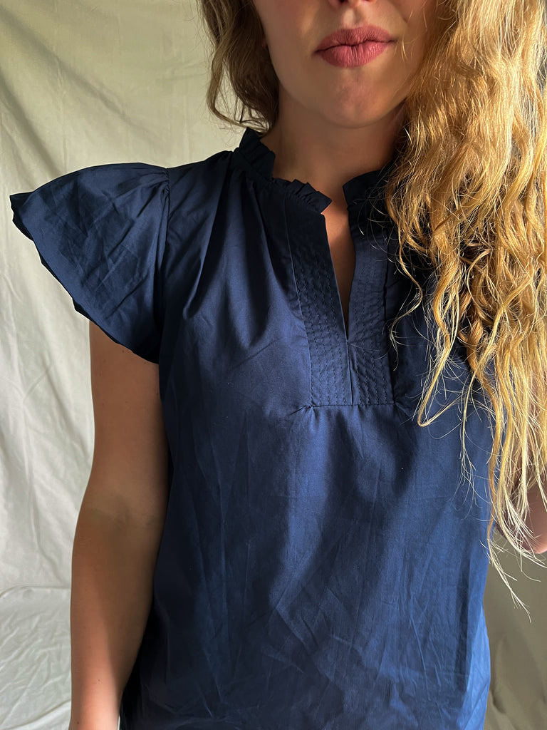 Maddox Blouse [navy]