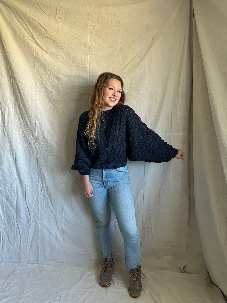 [Normal Brand] Breyer Navy Sweater