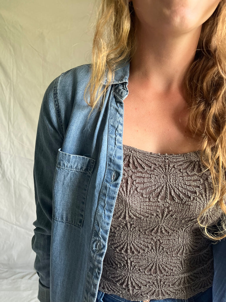 Colette button up [medium wash] [now avail in XL]