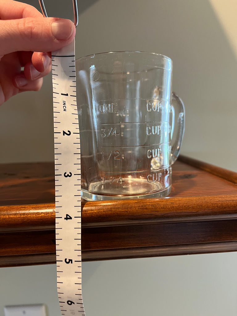 Vintage measuring glass