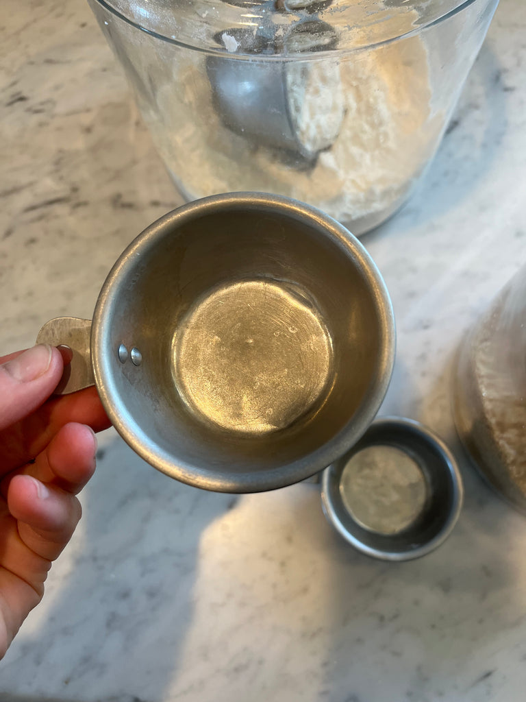 Aluminum measuring cup set [A]