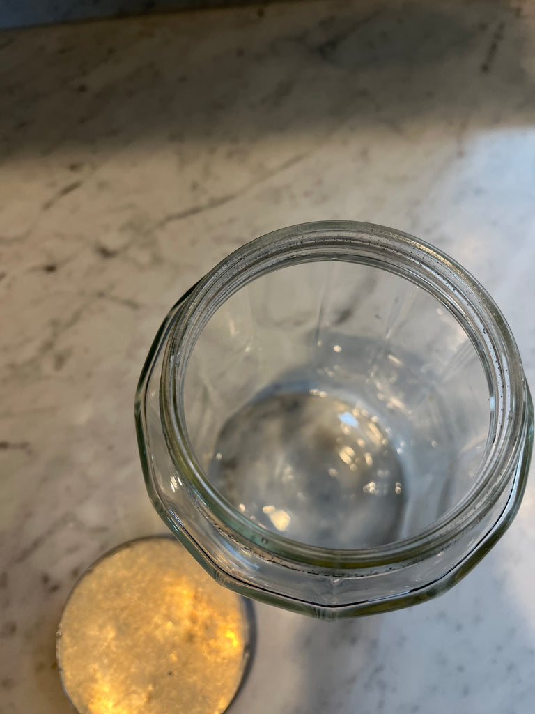 Vintage glass canister