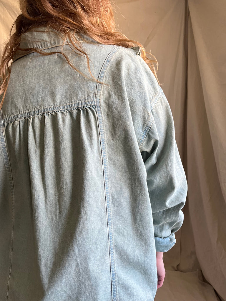 Free People Conway denim top