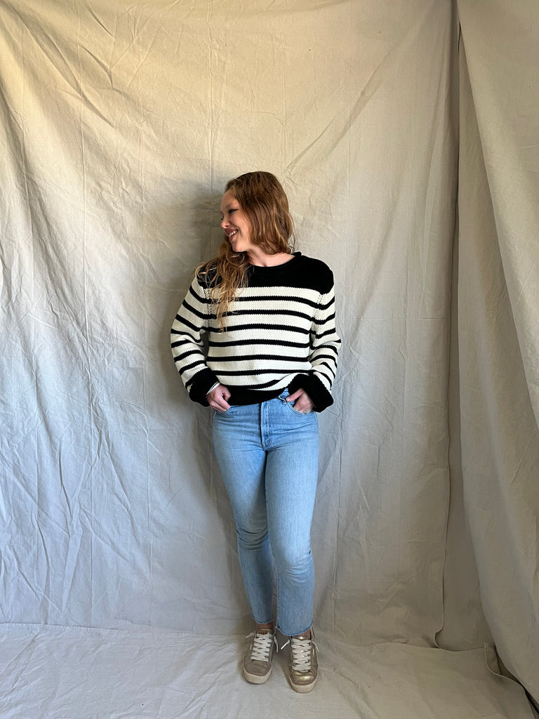 Bandit stripe sweater