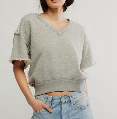 Free People Vance sweatshirt tee