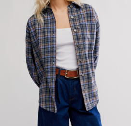 Free People Ashley Plaid