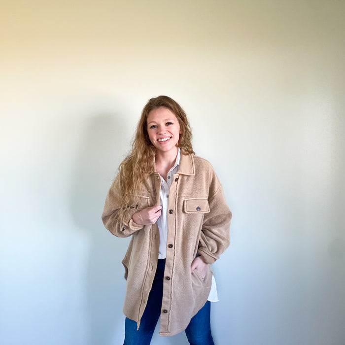 Free People Ruby Jacket [Camel]